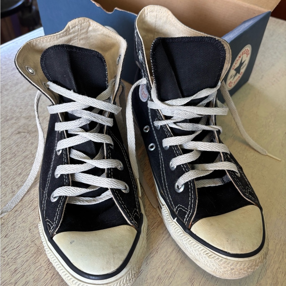 Black Converse ALL STAR Hi-Top women’s sneakers | Size 5.5